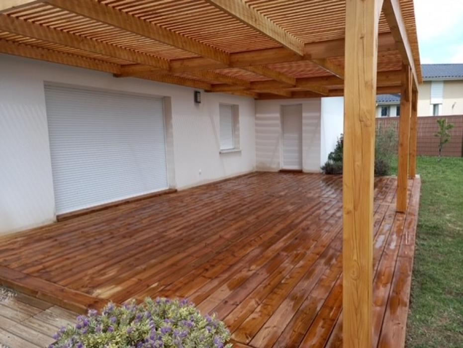 Terrasse et pergola en bois
